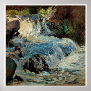 Vattenfallet av John Henry Twachtman Poster