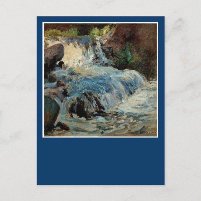 Vattenfallet av John Henry Twachtman Vykort (Framsida)