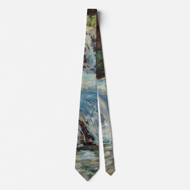Vattenfallet av Twachtman, Vintage Impressionism Slips (Framsida)