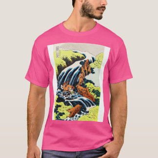 Vattenfallet där Yoshitsune Tvättat sina hästar me T Shirt