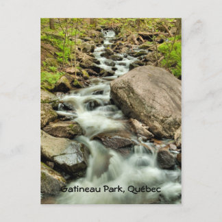 Vattenfallet Gatineau parkerar, Quebec. Vykort