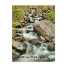 Vattenfallet Gatineau parkerar, Quebec.