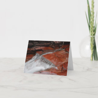 Vattenfallet noterar kortet (förbigå), kort