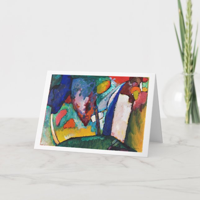 Vattenfallet Wassily Kandinsky Kort (Framsida)