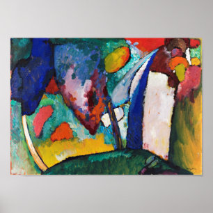 Vattenfallet Wassily Kandinsky Poster