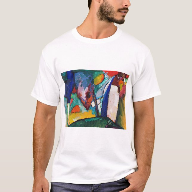 Vattenfallet Wassily Kandinsky T Shirt (Framsida)