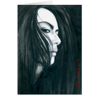 Vattenfallman av Dori Hartley Hälsningskort