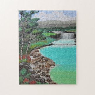 Vattenfallpussel Pussel