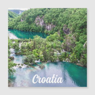 Vattenfallskrascade i Plitvice Sjöar Park i Kroati