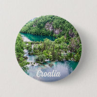 Vattenfallskrascade i Plitvice Sjöar Park i Kroati