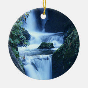 Vattenfallsornament Julgransprydnad Keramik