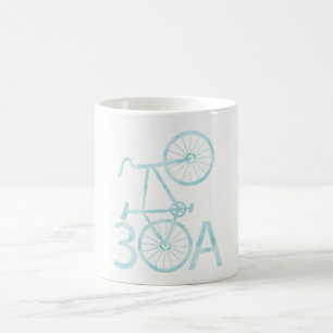 Vattenfärg 30A med cykelmuggen Kaffemugg
