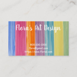 VATTENFÄRG, Affärskort Visitkort