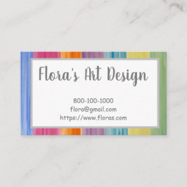 VATTENFÄRG, Affärskort Visitkort