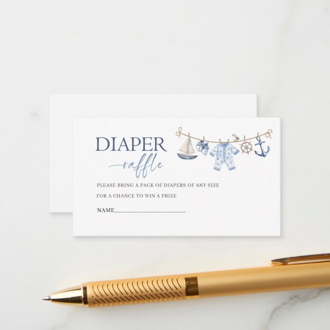 Vattenfärg Ahoy, det är en barndagbok eller Tilläggskort (Fram/Back In Situ)