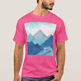 Vattenfärg - Aktiva vattenfärgsberg T Shirt