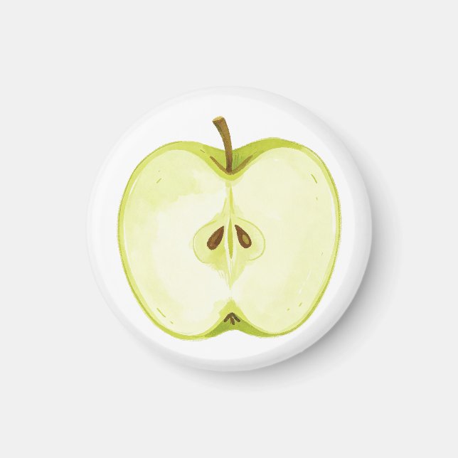 Vattenfärg Äpple Lärarskattningspresent Magnet (Framsidan)