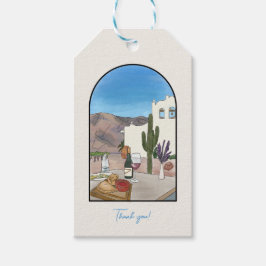 Vattenfärg Argentina Presentetikett