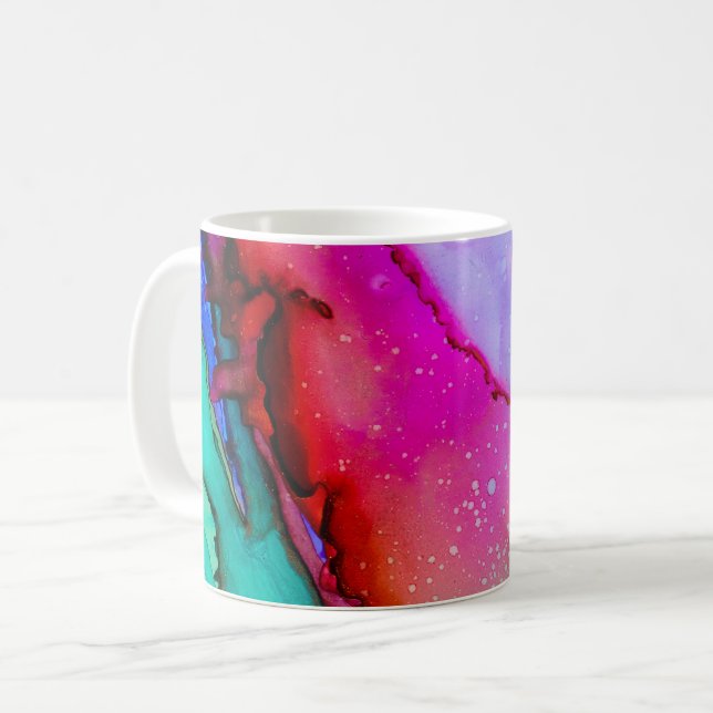 Vattenfärg Art 12 Kaffemugg (Framsida vänster)