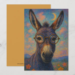 Vattenfärg Åsna Åsna Greeting Card Julkort