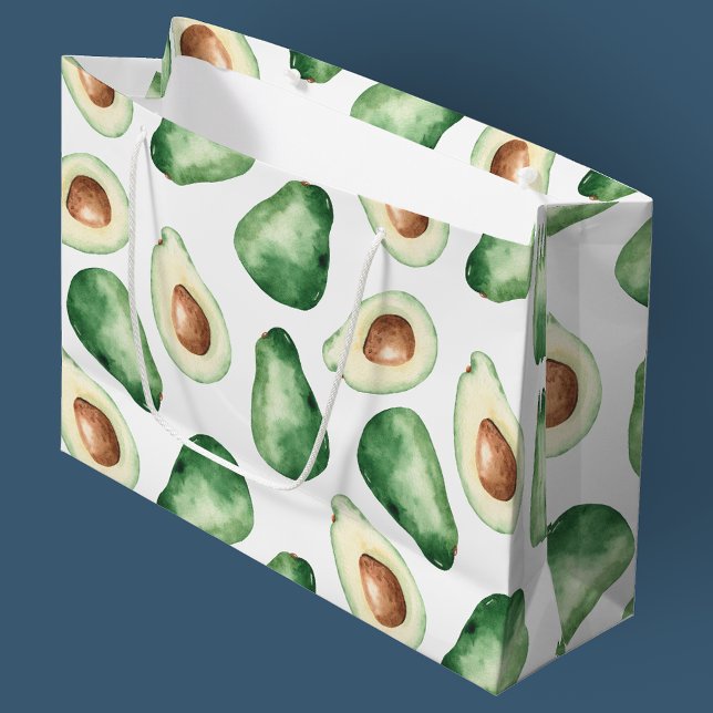 Vattenfärg Avocado Mönster (Skapare uppladdad)