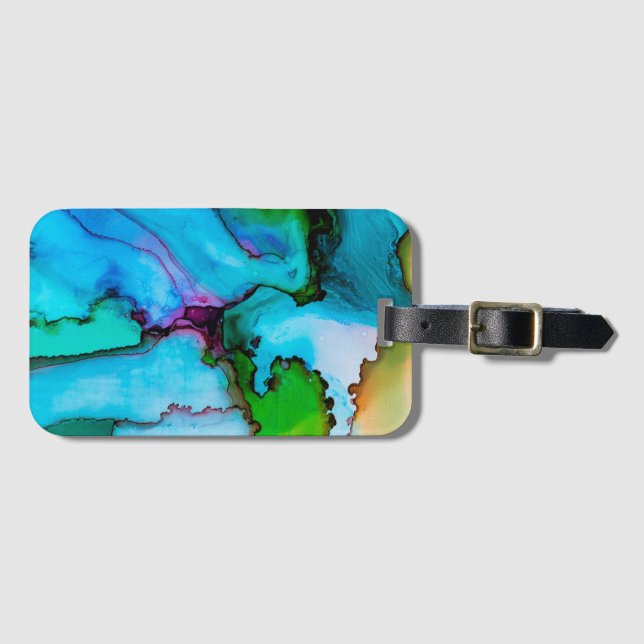 Vattenfärg Bagagebricka (Framsida horisontal)