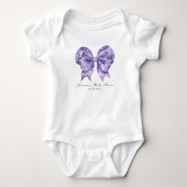 Vattenfärg båge prickig baby shower t shirt