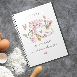 Vattenfärg Bageri ställmixer Recept Anteckningsbok