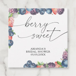 Vattenfärg bär - sött bärtext gåvor etiketter