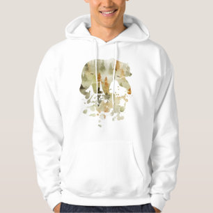 Vattenfärg, Bear Art Hoodie