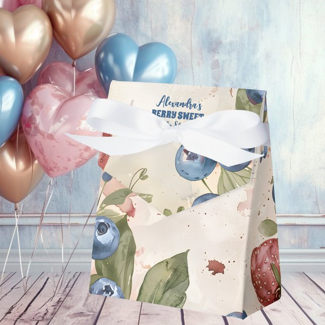 Vattenfärg Berry Sweet Baby Shower Presentaskar (Skapare uppladdad)