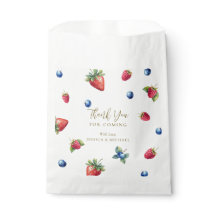 Vattenfärg Berry Sweet Baby Shower Tack