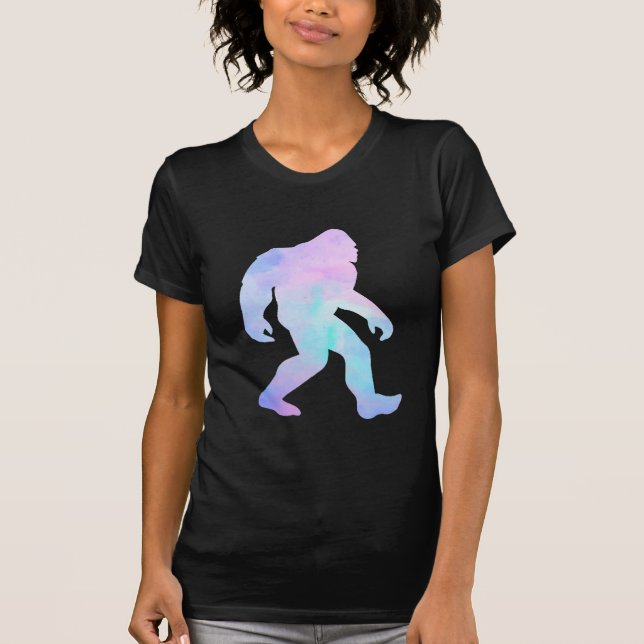 Vattenfärg Bigfoot T-Shirt (Framsida)