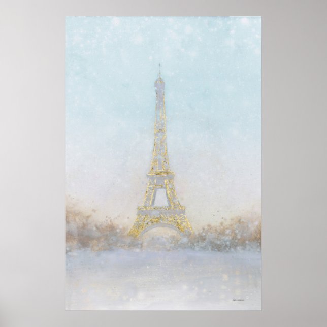 Vattenfärg | Bild av Eiffel Towe Poster (Framsidan)