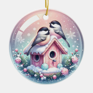 Vattenfärg Bird Ornament