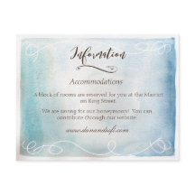 Vattenfärg Blått Hav eller Himmels Informationskor