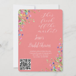 Vattenfärg Blomkruka Bröllopsfest Trädgårdsfest Inbjudningar