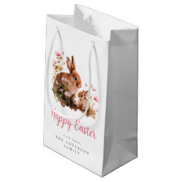 Vattenfärg Blommande Kanin Påsk