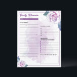 Vattenfärg Blommig Daglig Planerare Mall<br><div class="desc">Håll ordning med stil med denna eleganta Vattenfärg Blommig Daglig Planerare Mall. Perfekt för att spåra uppgifter,  möten och mål,  denna vackert designade planerare lägger till en touch av kreativitet till din dagliga rutin.</div>