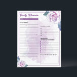 Vattenfärg Blommig Daglig Planerare Mall<br><div class="desc">Håll ordning med stil med denna eleganta Vattenfärg Blommig Daglig Planerare Mall. Perfekt för att spåra uppgifter,  möten och mål,  denna vackert designade planerare lägger till en touch av kreativitet till din dagliga rutin.</div>