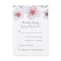 Vattenfärg Blommig Trädgård Moderna Bröllop Svarsk