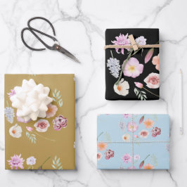 Vattenfärg Blommor Assorterad Presentförpackning