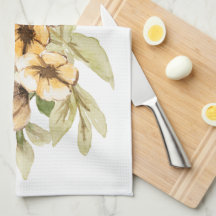 Vattenfärg Blommor Mönster Anpassad Bakgrund