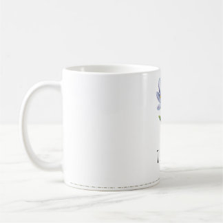 Vattenfärg blomsterdesign mugg