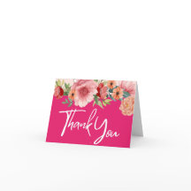 Vattenfärg blomstermönster ljust rosa bröllopsdusc