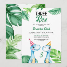 Vattenfärg Blue Trex Greenery Kids 3:e födelsedag