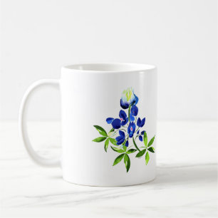 Vattenfärg Bluebonnet Mugg