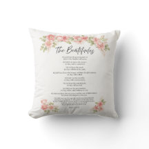 Vattenfärg Blush Saligprisningar Blomster Skrift