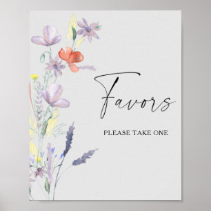 Vattenfärg boho bröllopsgåvor ta en poster