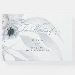 Vattenfärg botaniskt och Blommigt i Dusty Blue Gästböcker